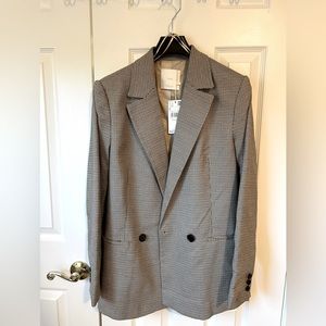 Mango wool-blend blazer size M, brand new with tags